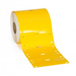 BPT-7525-7598-YL Polyester Yapışkansız Kablo Etiketi