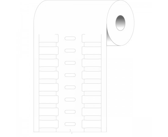 BPTRDS-16x4,4-7697-WT Termal Transferle Yazdırılabilir Sağlam DuraSleeve Kablo İşaretleme Taşıyıcı İç Etiketleri BPTRDS-16x4,4-7697-WT Termal Transferle Yazdırılabilir Sağlam DuraSleeve Kablo İşaretleme Taşıyıcı İç Etiketleri