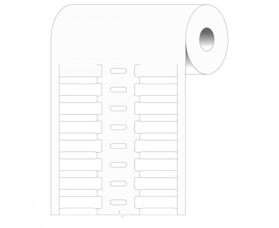 BPTRDS-23x4,4-7697-WT Termal Transferle Yazdırılabilir Sağlam DuraSleeve Kablo İşaretleme Taşıyıcı İç Etiketleri BPTRDS-23x4,4-7697-WT Termal Transferle Yazdırılabilir Sağlam DuraSleeve Kablo İşaretleme Taşıyıcı İç Etiketleri