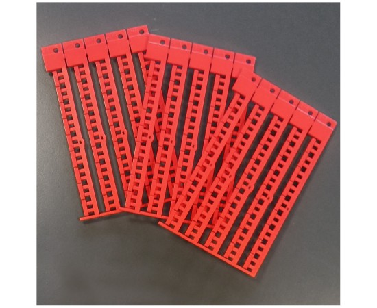 TAGB+R 11X3 RED Kırmızı b+r 11x3 mm yapışkansız etiket TAGB+R 11X3 RED Kırmızı b+r 11x3 mm yapışkansız etiket
