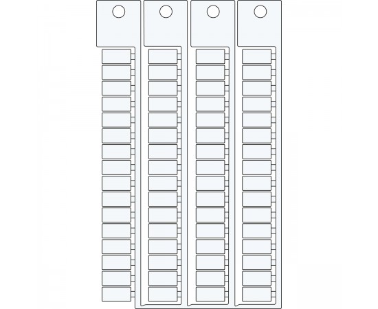 TERMIN.BLOCK TAGS CABUR CBD CBC 5X10 4ST Terminal blok yapışkansız etiketi CABUR CBD CBC 5X10 beyaz TERMIN.BLOCK TAGS CABUR CBD CBC 5X10 4ST Terminal blok yapışkansız etiketi CABUR CBD CBC 5X10 beyaz