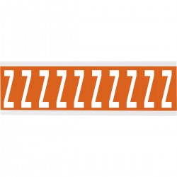 CNL-22X38MM WH/OR Z  B-500 COL N&L CNL1 Serisi Sayı ve Harf Etiketleri