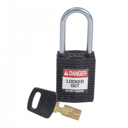 CPT-BLK-38AL-KD SafeKey Compact Nylon Alüminyum Kancalı Kilitler