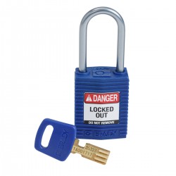 CPT-BLU-38AL-KD SafeKey Compact Nylon Alüminyum Kancalı Kilitler