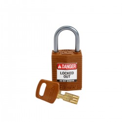 CPT-BRN-25AL-KD SafeKey Compact Nylon Alüminyum Kancalı Kilitler