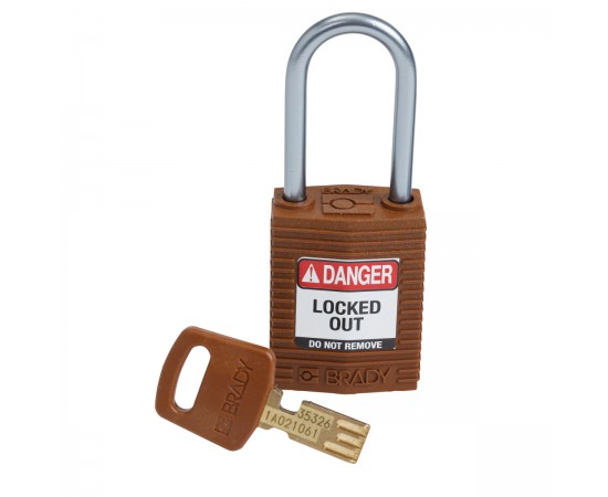 CPT-BRN-38AL-KD SafeKey Compact Nylon Alüminyum Kancalı Kilitler