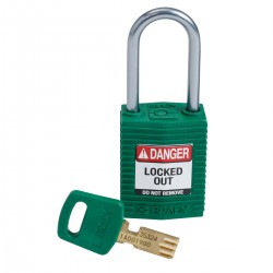 CPT-GRN-38AL-KD SafeKey Compact Nylon Alüminyum Kancalı Kilitler
