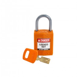 CPT-ORG-25AL-KD SafeKey Compact Nylon Alüminyum Kancalı Kilitler