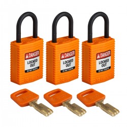 CPT-ORG-25PL-KA3PK SafeKey Asma Kilitleri — Kompakt