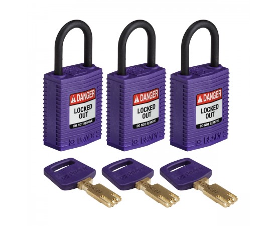 CPT-PRP-25PL-KA3PK SafeKey Asma Kilitleri — Kompakt CPT-PRP-25PL-KA3PK SafeKey Asma Kilitleri — Kompakt