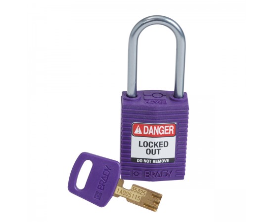 CPT-PRP-38AL-KD SafeKey Compact Nylon Alüminyum Kancalı Kilitler CPT-PRP-38AL-KD SafeKey Compact Nylon Alüminyum Kancalı Kilitler