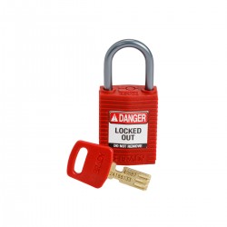 CPT-RED-25AL-KD SafeKey Compact Nylon Alüminyum Kancalı Kilitler