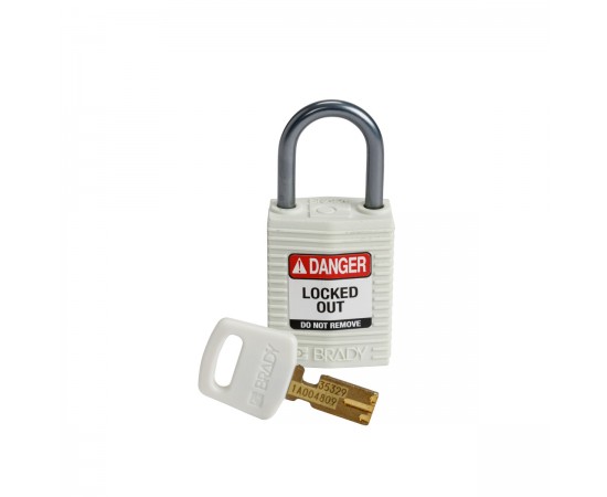 CPT-WHT-25AL-KD SafeKey Compact Nylon Alüminyum Kancalı Kilitler CPT-WHT-25AL-KD SafeKey Compact Nylon Alüminyum Kancalı Kilitler