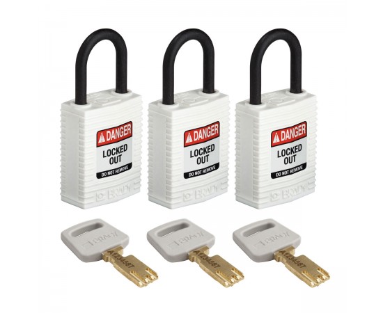 CPT-WHT-25PL-KA3PK SafeKey Asma Kilitleri — Kompakt CPT-WHT-25PL-KA3PK SafeKey Asma Kilitleri — Kompakt