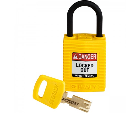 CPT-YLW-25PL-KD SafeKey Asma Kilitleri — Kompakt CPT-YLW-25PL-KD SafeKey Asma Kilitleri — Kompakt
