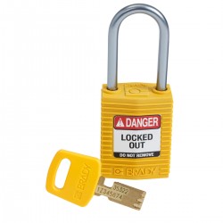 CPT-YLW-38AL-KD SafeKey Compact Nylon Alüminyum Kancalı Kilitler
