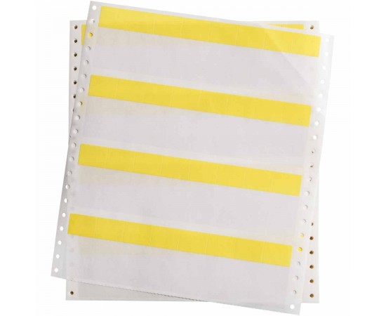 DAT-37-292-YL DaTab Dot Matrix Yazdırılabilir Etiketler DAT-37-292-YL DaTab Dot Matrix Yazdırılabilir Etiketler