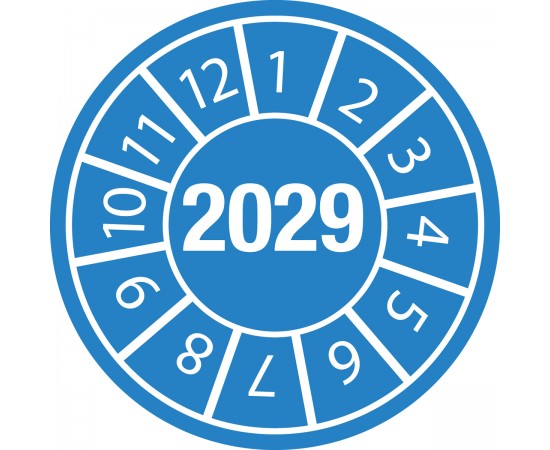 DATE INSPECTION LABELS 29 Dia 35 B-7541 Denetim Tarihi Etiketleri DATE INSPECTION LABELS 29 Dia 35 B-7541 Denetim Tarihi Etiketleri