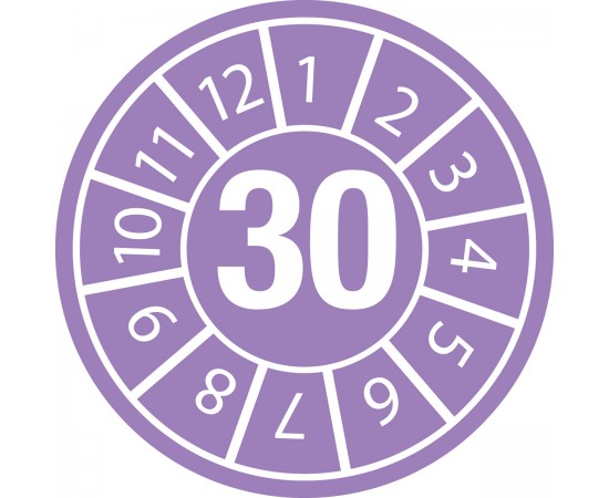 DATE INSPECTION LBLS B-429 30 -DIA 10 Emniyet Belirteçli Denetim Tarihi Etiketleri Yıl 30 DATE INSPECTION LBLS B-429 30 -DIA 10 Emniyet Belirteçli Denetim Tarihi Etiketleri Yıl 30