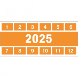 DATE INSPECTION LABELS 25 57x25 B-500 Denetim Tarihi Etiketleri