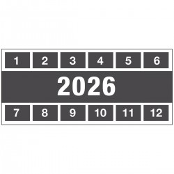DATE INSPECTION LABELS 26 57x25 B-500 Denetim Tarihi Etiketleri