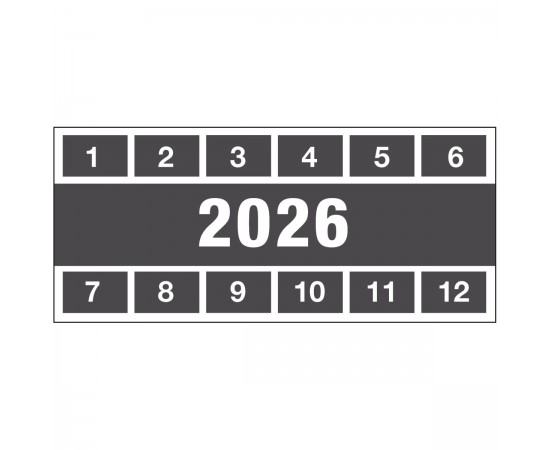 DATE INSPECTION LABELS 26 57x25 B-500 Denetim Tarihi Etiketleri DATE INSPECTION LABELS 26 57x25 B-500 Denetim Tarihi Etiketleri