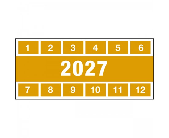 DATE INSPECTION LABELS 27 57x25 B-500 Denetim Tarihi Etiketleri DATE INSPECTION LABELS 27 57x25 B-500 Denetim Tarihi Etiketleri