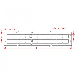 DAT-173-619-10 DaTab Dot Matrix Yazdırılabilir Etiketler