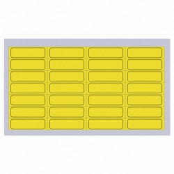 FOGLI ETICH.15 X 50 CONT. 15x50 mm kenarlıklı etiket sayfaları