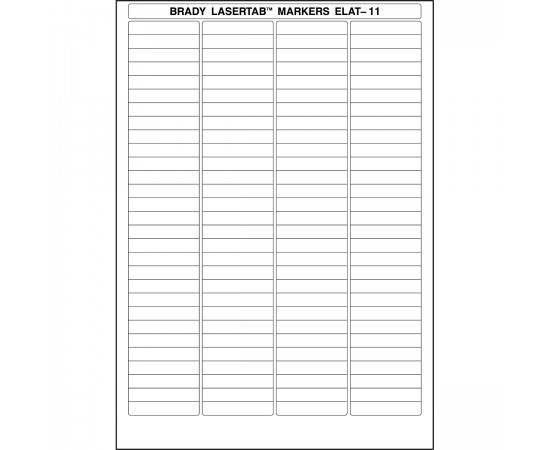 ELAT-11-747 LaserTab Lazerle Yazdırılabilir Etiketler ELAT-11-747 LaserTab Lazerle Yazdırılabilir Etiketler