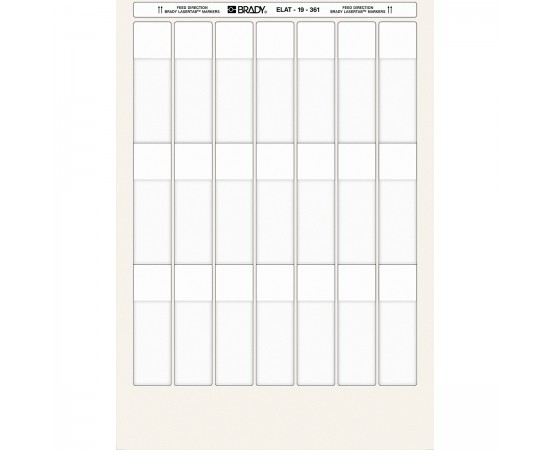 ELAT-19-361 LaserTab Lazerle Yazdırılabilir Etiketler ELAT-19-361 LaserTab Lazerle Yazdırılabilir Etiketler