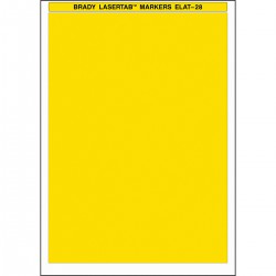 ELAT-28-747-YL LaserTab Lazerle Yazdırılabilir Etiketler