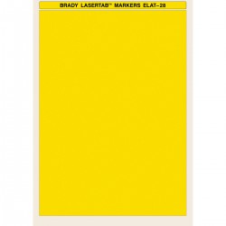 ELAT-28-747Y-10SH LaserTab Lazerle Yazdırılabilir Etiketler