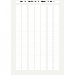 ELAT-31-747W-10 LaserTab Lazerle Yazdırılabilir Etiketler