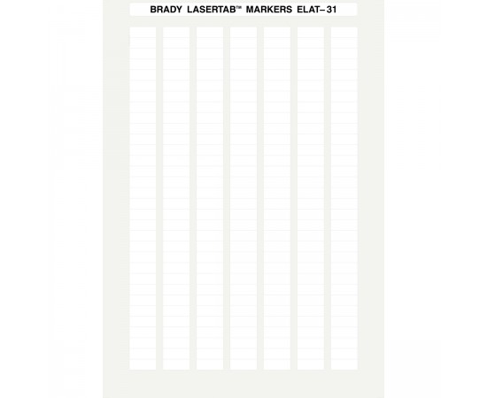ELAT-31-747W-10 LaserTab Lazerle Yazdırılabilir Etiketler ELAT-31-747W-10 LaserTab Lazerle Yazdırılabilir Etiketler