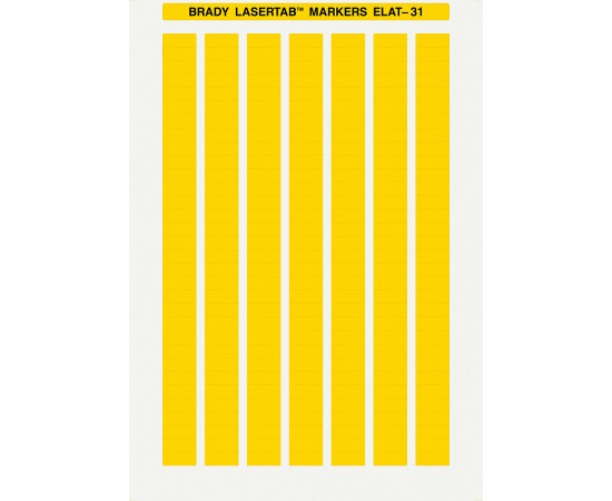 ELAT-31-747YL-10 LaserTab Lazerle Yazdırılabilir Etiketler ELAT-31-747YL-10 LaserTab Lazerle Yazdırılabilir Etiketler