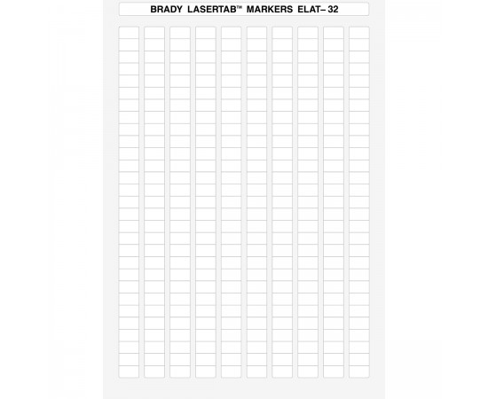 ELAT-32-747W-10 LaserTab Lazerle Yazdırılabilir Etiketler ELAT-32-747W-10 LaserTab Lazerle Yazdırılabilir Etiketler