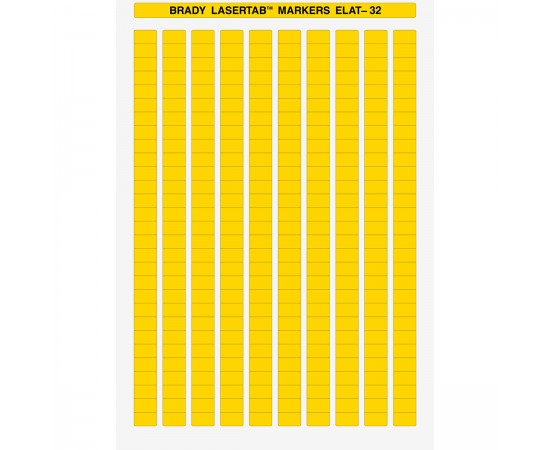 ELAT-32-747Y-10 LaserTab Lazerle Yazdırılabilir Etiketler ELAT-32-747Y-10 LaserTab Lazerle Yazdırılabilir Etiketler