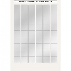 ELAT-35-773-2.5 LaserTab Polyester Etiketler A4 Kağıt