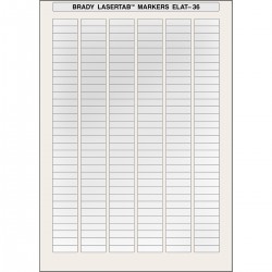 ELAT-36-773-10 LaserTab Lazerle Yazdırılabilir Etiketler