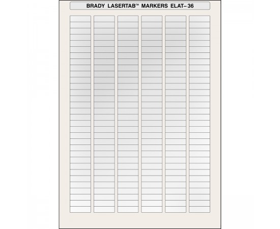 ELAT-36-773-10 LaserTab Lazerle Yazdırılabilir Etiketler ELAT-36-773-10 LaserTab Lazerle Yazdırılabilir Etiketler