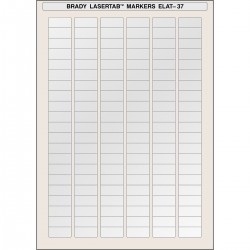 ELAT-37-773-5 LaserTab Lazerle Yazdırılabilir Etiketler