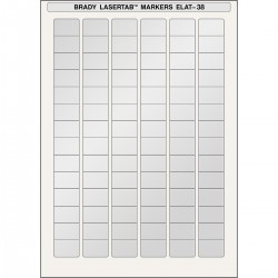 ELAT-38-773-2.5 LaserTab Lazerle Yazdırılabilir Etiketler