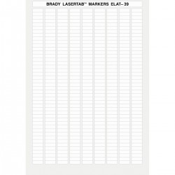 ELAT-39-747W-10 LaserTab Lazerle Yazdırılabilir Etiketler