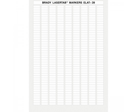 ELAT-39-747W-10 LaserTab Lazerle Yazdırılabilir Etiketler ELAT-39-747W-10 LaserTab Lazerle Yazdırılabilir Etiketler