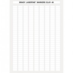 ELAT-40-747W-10 LaserTab Lazerle Yazdırılabilir Etiketler