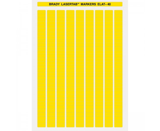 ELAT-40-747YL-10 LaserTab Lazerle Yazdırılabilir Etiketler ELAT-40-747YL-10 LaserTab Lazerle Yazdırılabilir Etiketler