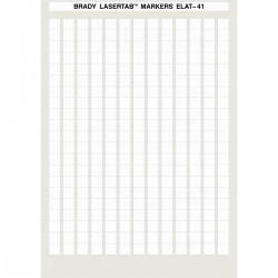 ELAT-41-747W-10 LaserTab Lazerle Yazdırılabilir Etiketler
