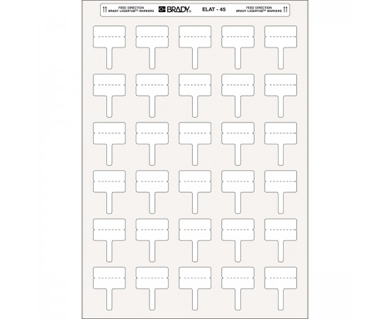 ELAT-45-425 LaserTab Lazerle Yazdırılabilir Etiketler ELAT-45-425 LaserTab Lazerle Yazdırılabilir Etiketler