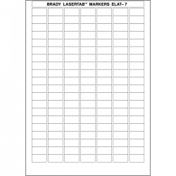 ELAT-7-747W LaserTab Lazerle Yazdırılabilir Etiketler